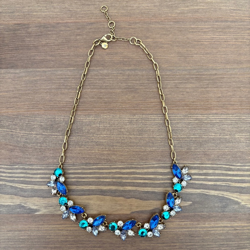 J crew crystal fashion necklace